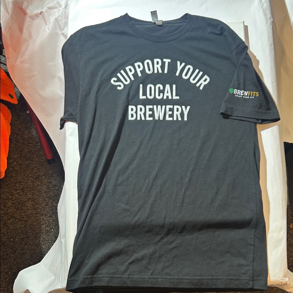 ‘Support Your Local Brewery’ BrewFits Black Tee
